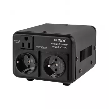 KEMOT Spanningsomvormer 400 W / 500 VA Step-Up & Step-Down 110V/230V