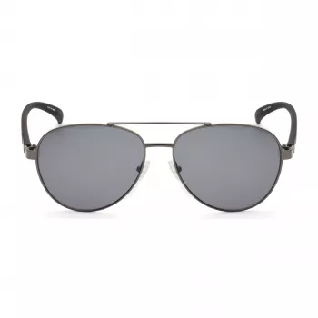 KENNETH COLE KC1318-5808A heren zonnebril - klassiek rechthoekig metaal montuur met UV400-bescherming (58/15/140 mm)