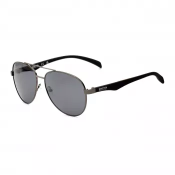 KENNETH COLE KC1318-5808A heren zonnebril - klassiek rechthoekig metaal montuur met UV400-bescherming (58/15/140 mm)