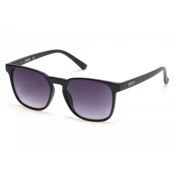 KENNETH COLE KC1414-5402B heren rechthoekige zonnebril - zwart montuur grijze glazen 55/18/145 mm UV400
