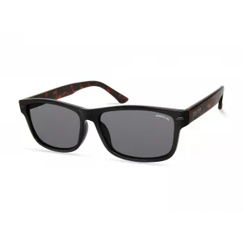 Kenneth Cole KC2985-5801A heren rechthoek zonnebril van acetaat - zwart/grijs 58mm