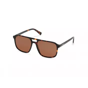 Kenneth Cole KC3013-5752E heren zonnebril - zwart montuur, grijze glazen, 57 mm