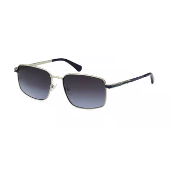 KENNETH COLE MAN zonnebril RN00001-5810W - zwart montuur, grijze glazen, 58 mm