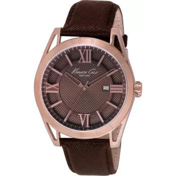 KENNETH COLE heren automatisch skeleton horloge IKC8073 44mm roestvrij staal