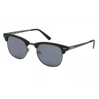 Kenneth Cole herenzonnebril KC1330-5002X rechthoekig - zwart montuur grijze glazen UV400