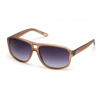 Kenneth Cole heren zonnebril KC2986-5846B, rechthoekig - Havana/bruin - 58 mm glazen - UV400-bescherming