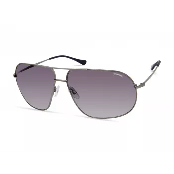 Kenneth Cole heren rechthoekige zonnebril KC2984-6709B - Zwart montuur, rookgrijze glazen