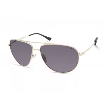 Kenneth Cole heren rechthoekige zonnebril KC2971-6032A - zwart montuur, grijze glazen, 60 mm