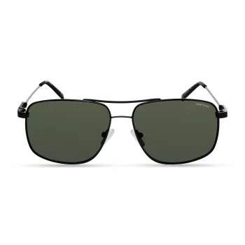 Kenneth Cole heren zonnebril KC2969-5902N – zwart montuur, grijze glazen, UV400-bescherming
