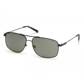 Kenneth Cole heren zonnebril KC2969-5902N – zwart montuur, grijze glazen, UV400-bescherming