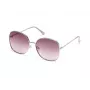 KENNETH COLE dames rechthoekige zonnebril KC2978-6010Z zwart montuur grijze glazen 60mm