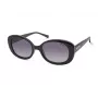 Kenneth Cole dames zonnebril KC2963-5301B - zwart montuur, grijze glazen, 53 mm