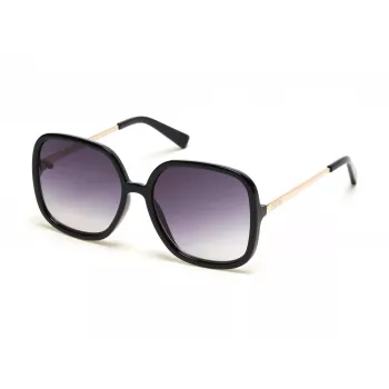 Kenneth Cole dames zonnebril KC2981-5601B - zwart montuur, grijze glazen, 56 mm