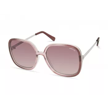 Kenneth Cole dames zonnebril KC2981-5678Z - rechthoekig acetaat montuur met grijs getinte glazen - 56/17/145 mm