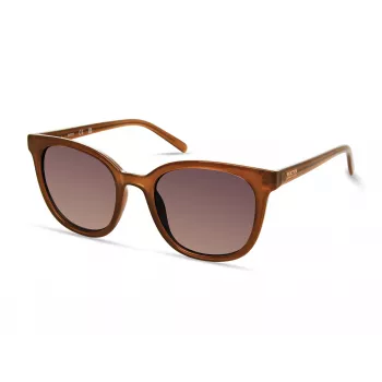 Kenneth Cole dameszonnebril KC2995-5346F bruin schildpad 53mm