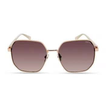 KENNETH COLE dames zonnebril KC3000-6028T rechthoekig bruin schildpad 60mm