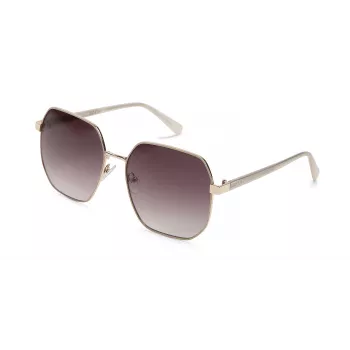 KENNETH COLE dames zonnebril KC3000-6028T rechthoekig bruin schildpad 60mm