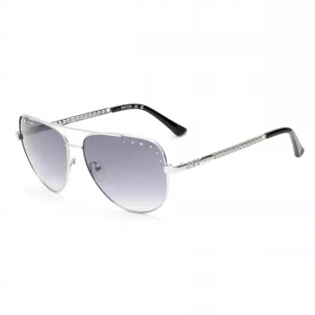 KENNETH COLE dames zonnebril RN00014-5911B zwart acetaat rechthoekig montuur, smoke-gradient glas, 59/14/145 mm