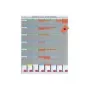Kensington Nobo T-Card planningsweekplanner, 8 kolommen, 54 insteekplaatsen, metalen bord, grijs, wandmontage, inclusief 100 T-kaarten en 10 titelstroken 2910800