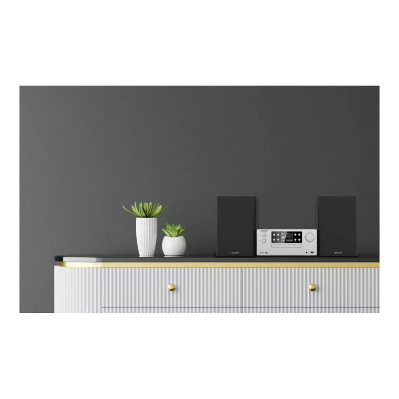 Kenwood M-925DAB-S micro-audiosysteem voor thuis 50 W zilver/zwart
