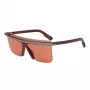 KENZO Unisex zonnebril KZ40003I-48F Havana bruin gradient vierkant acetaat