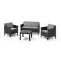 KETER Chicago 3+1 tuinmeubelset grafiet