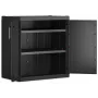 Keter Detroit XL lage kast 89x93x54 cm zwart/grijs