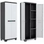 Keter Linear Cabinet Extra Legplanken 68x39x173cm 2-pack Grijs/Zwart