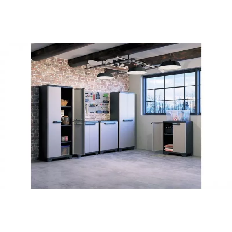 Keter Linear Cabinet garagekast staande kast universeel