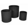 KETER set van 3 plantenbakken S+M+L antraciet
