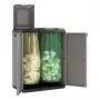 Keter Split Basic 220 L rechthoekige kunststof tuinbox grijs