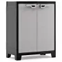 KETER gereedschapskast Titan Low 80x44x100cm donkergrijs/zwart