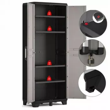 KETER WARDROBE PRO 68x39x173cm grijs/zwart