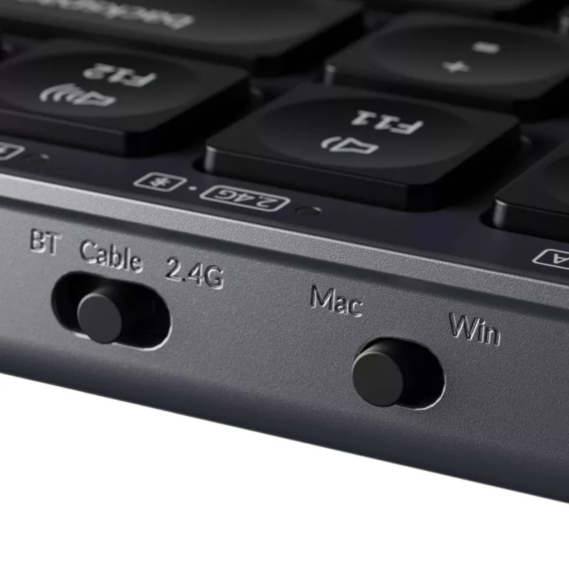 Keychron B1 Pro 75% layout draadloze toetsenbord- en muisset - Space Grey