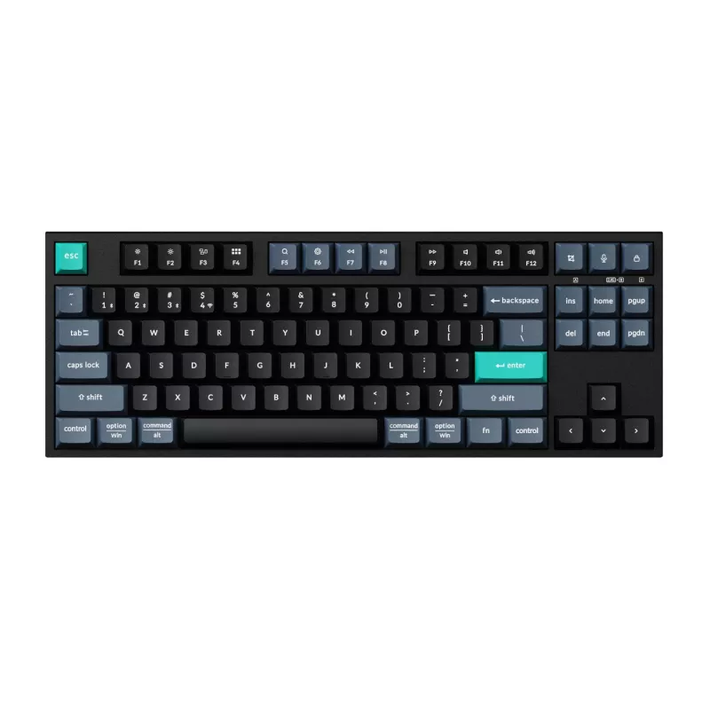 Keychron B33 80% TKL draadloze toetsenbord- en muisset – zwart/groen