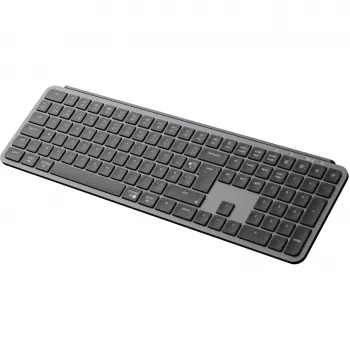 KEYCHRON B6 Pro Low-Profile draadloos mechanisch toetsenbord (grijs/zwart, Duitse layout, scissor switch)