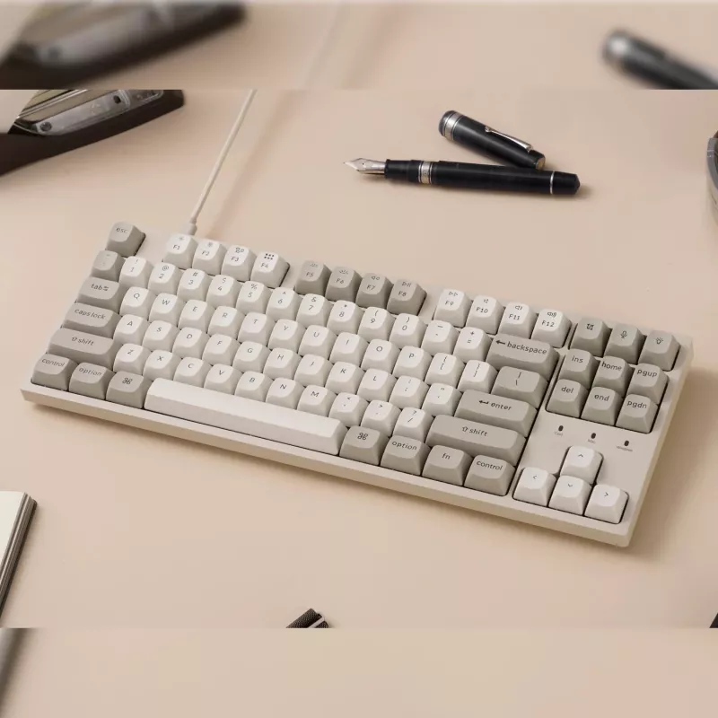 Keychron C1 Pro 8K 80% Super Red hot-swappable RGB bedrade mechanische toetsenbord