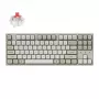 Keychron C1 Pro 8K 80% Super Red hot-swappable RGB bedrade mechanische toetsenbord