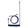 Keychron Coiled Aviator Blue Cable USB-C naar USB-A met GX16 4-pins afneembare connector, 200 cm