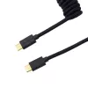 Keychron Coiled Aviator kabel - zwart/recht