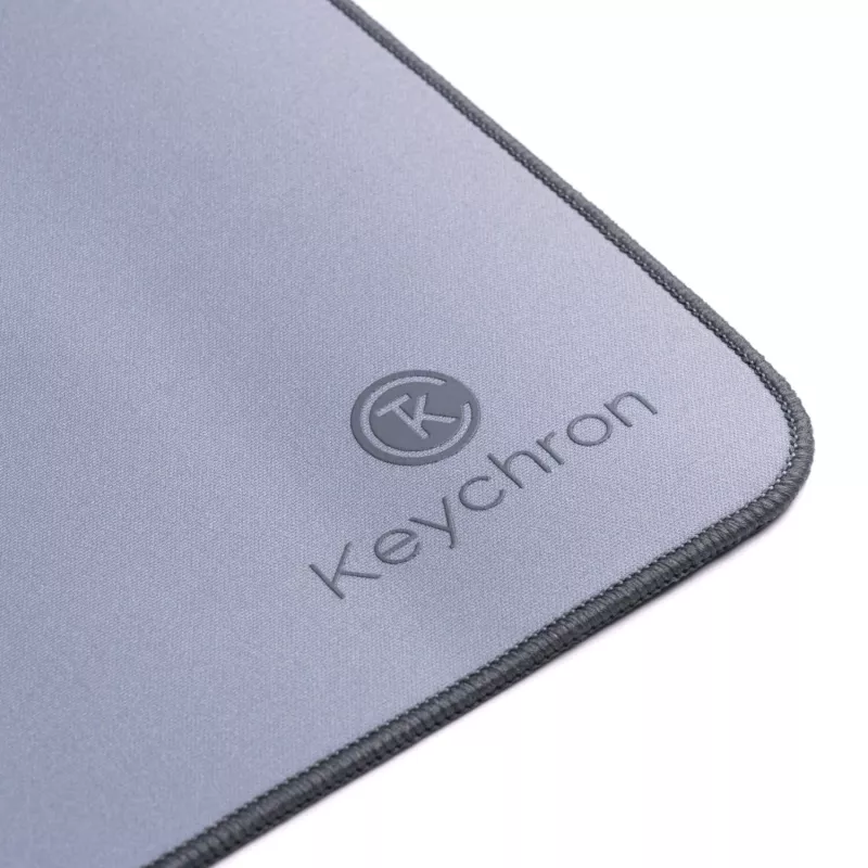 Keychron deskmat DM-13 grijs | 800x300mm fijngeweven stof, antislip rubberen basis