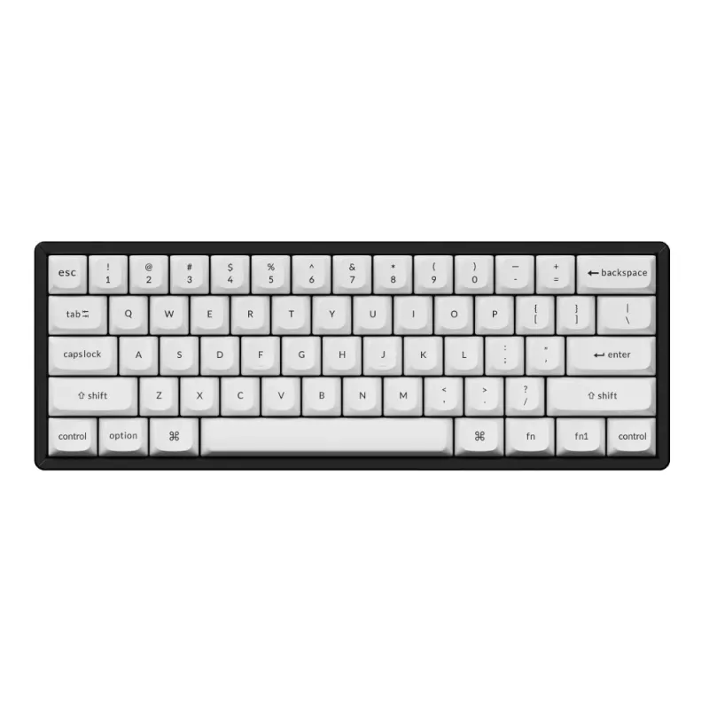 Keychron Double Shot PBT OSA volledige keycap-set - zwart/wit