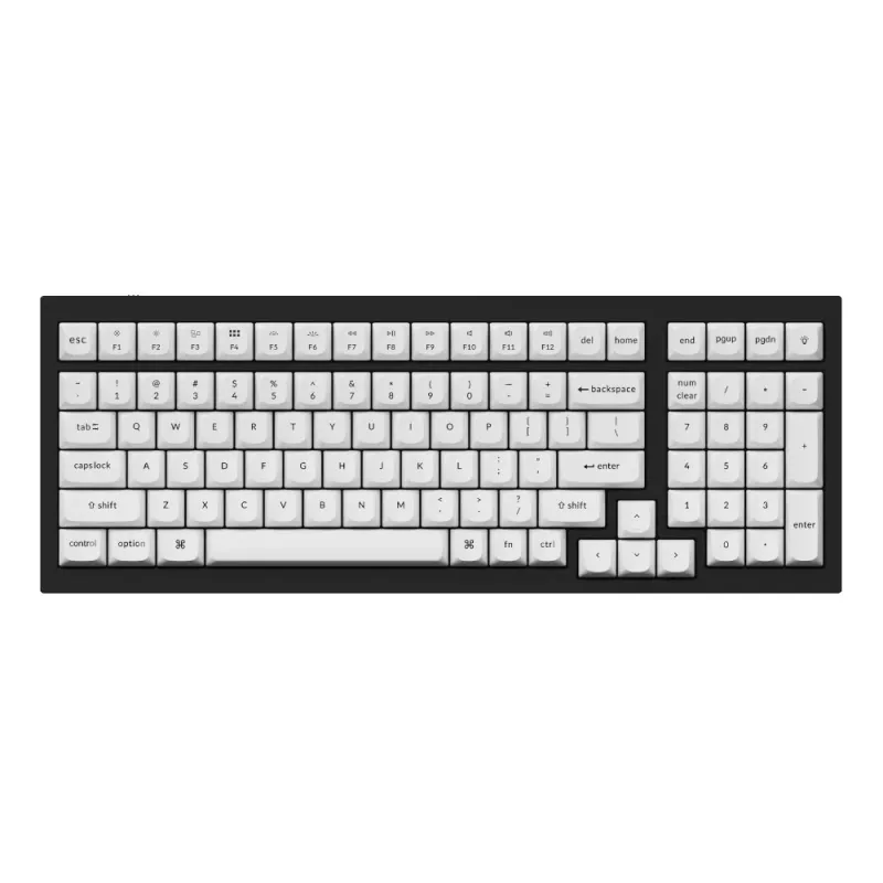 Keychron Double Shot PBT OSA volledige keycap-set - zwart/wit