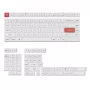 Keychron Double Shot PBT OSA volledige keycap-set - zwart/wit