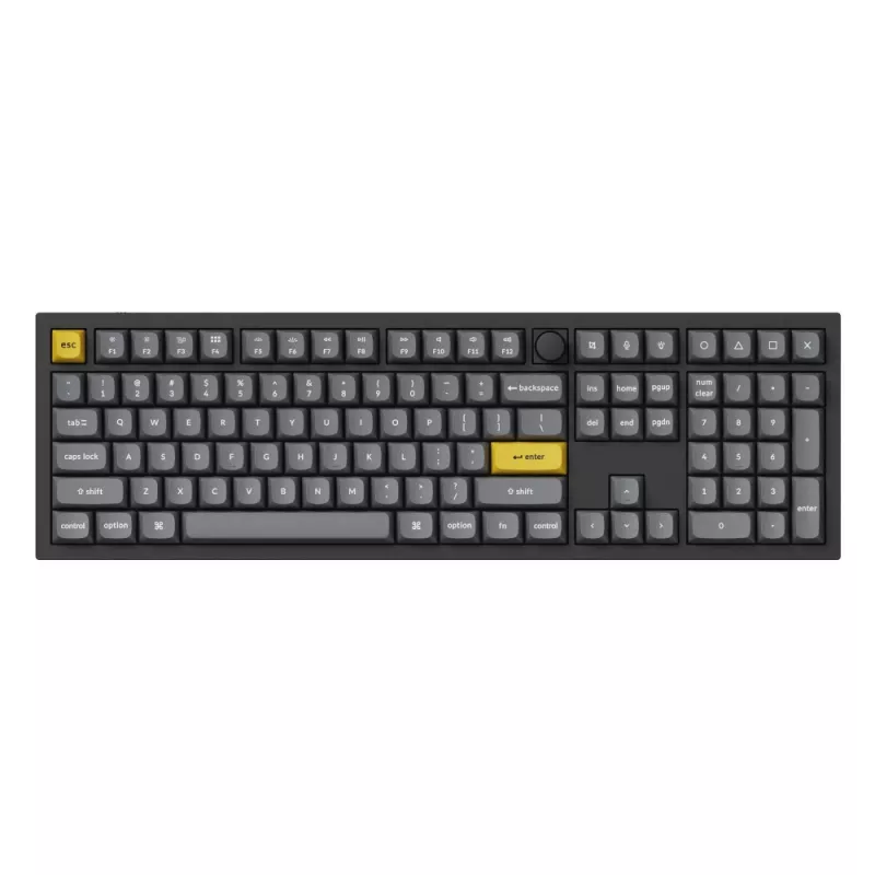 Keychron Double Shot PBT OSA volledige keycapset, donkergrijs