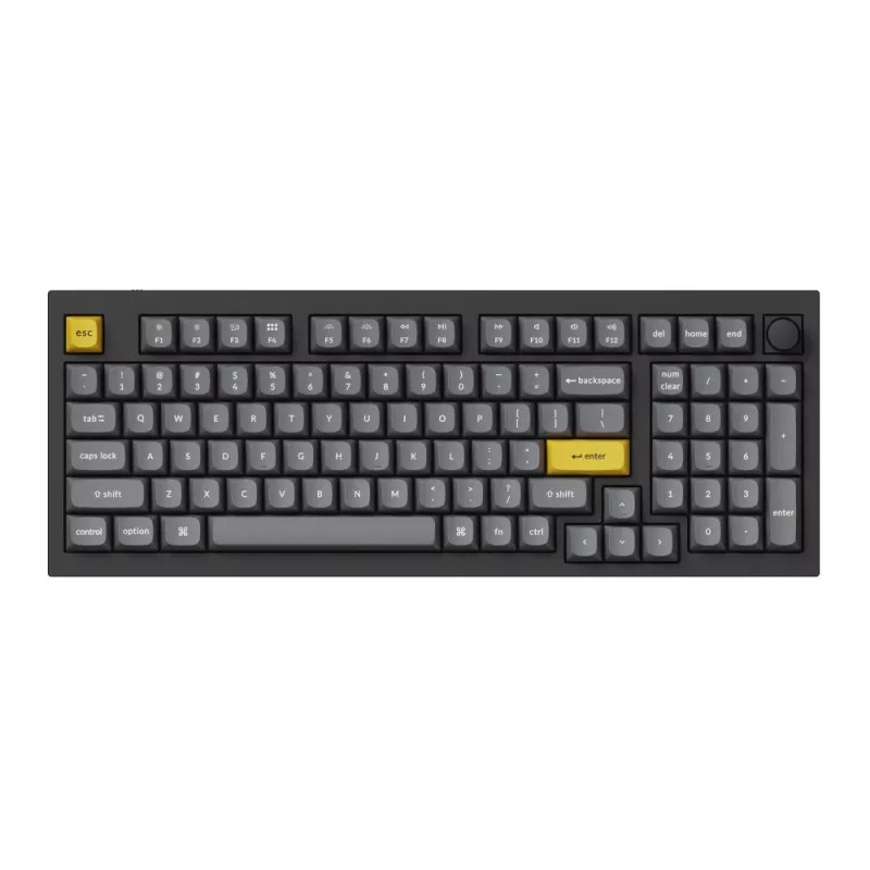Keychron Double Shot PBT OSA volledige keycapset, donkergrijs