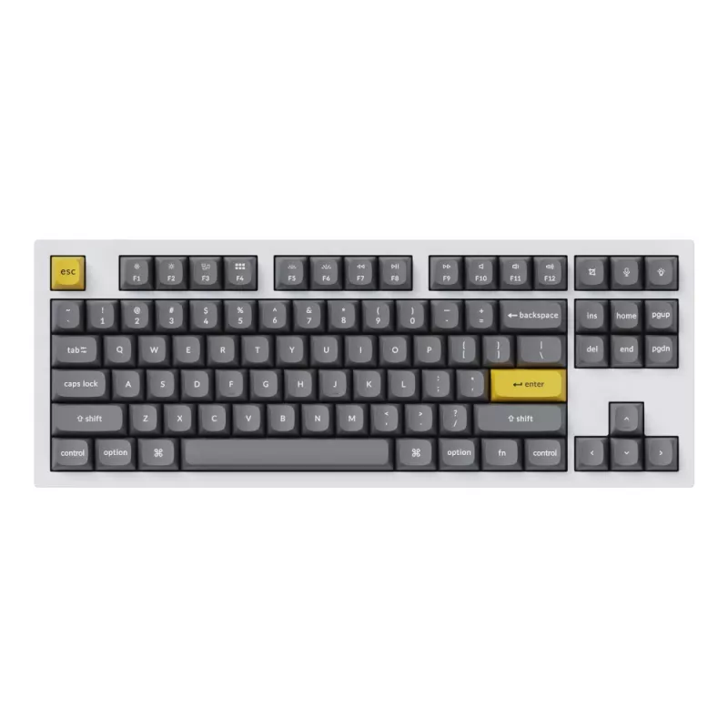 Keychron Double Shot PBT OSA volledige keycapset, donkergrijs