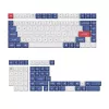 Keychron Double-Shot PBT OSA keycapset, blauw en wit