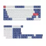 Keychron Double-Shot PBT OSA keycap-set, blauw en wit