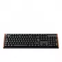 Keychron K10 HE draadloos magnetisch toetsenbord met switches Duitse layout (zwart/hout, DE-layout, Gateron Double-Rail Magnetic Nebula, hot-swap, aluminium frame, RGB)